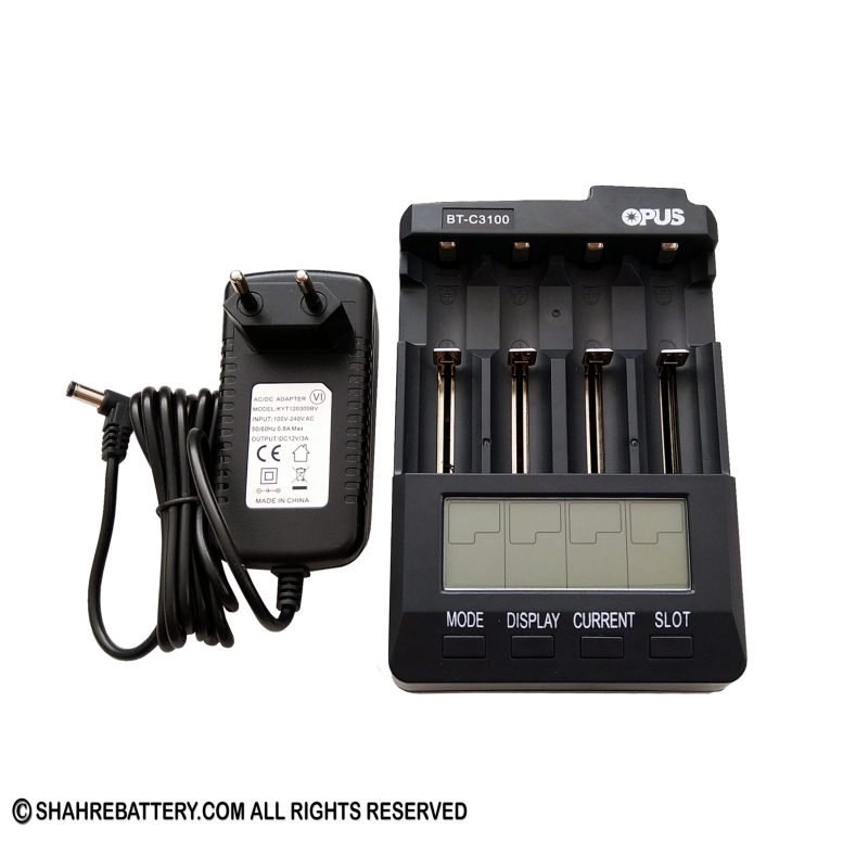 شارژر باتری 4 شیار هوشمند Opus مدل BT-C3100