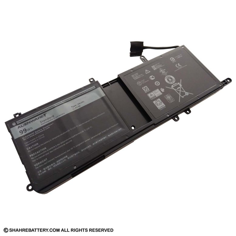 باتری اورجینال لپ تاپ دل Dell Alienware 15 17 9NJM1