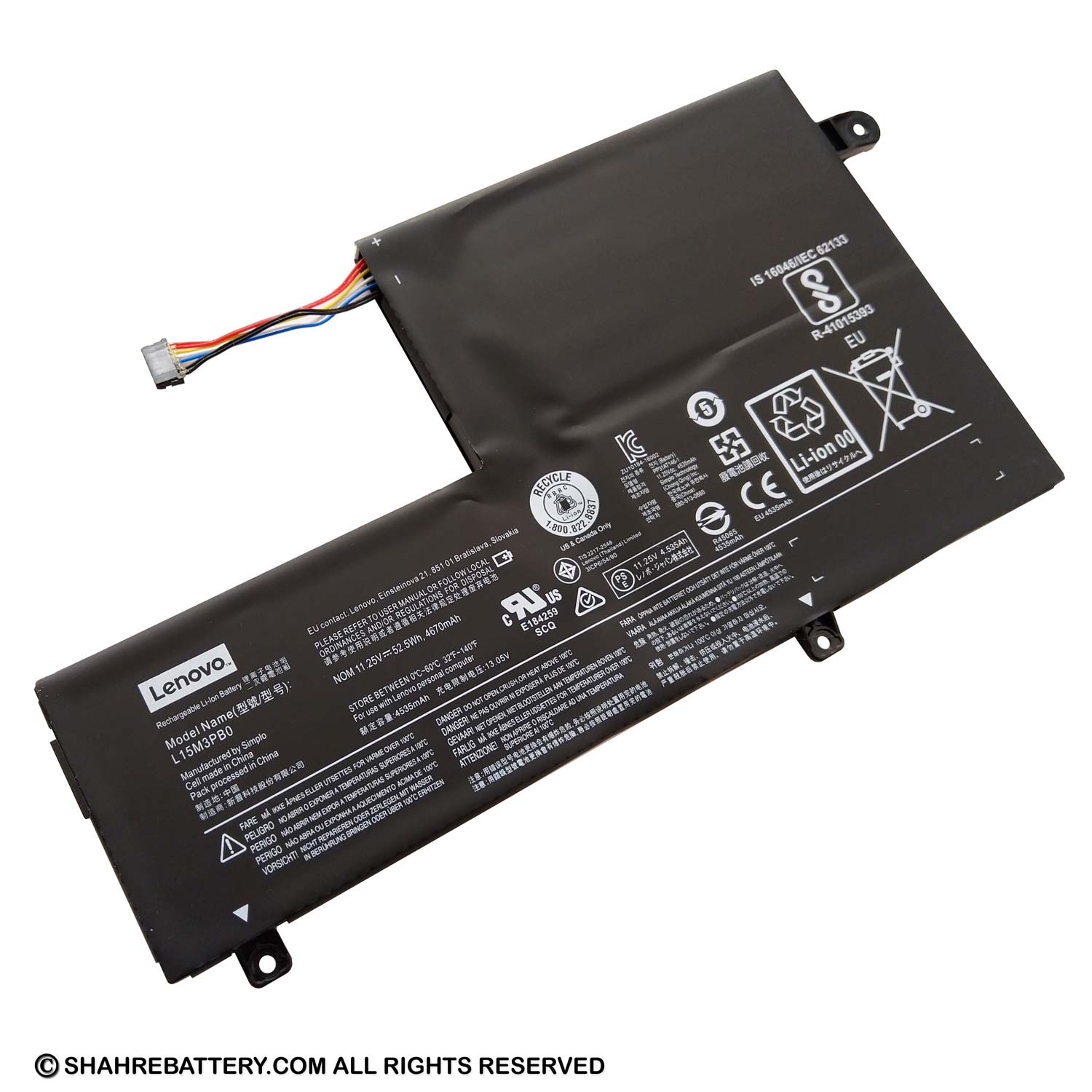 باتری لپ تاپ لنوو Lenovo IdeaPad 330S L15M3PB0 Type-C