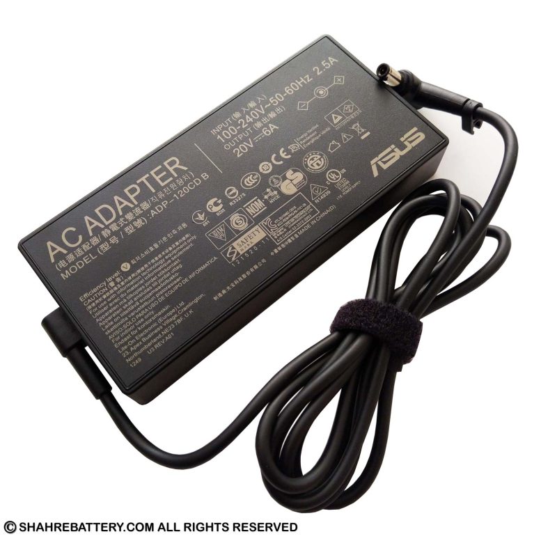 شارژر اورجینال لپ تاپ ایسوس Asus 20V 6A – سری 3.0 * 4.5