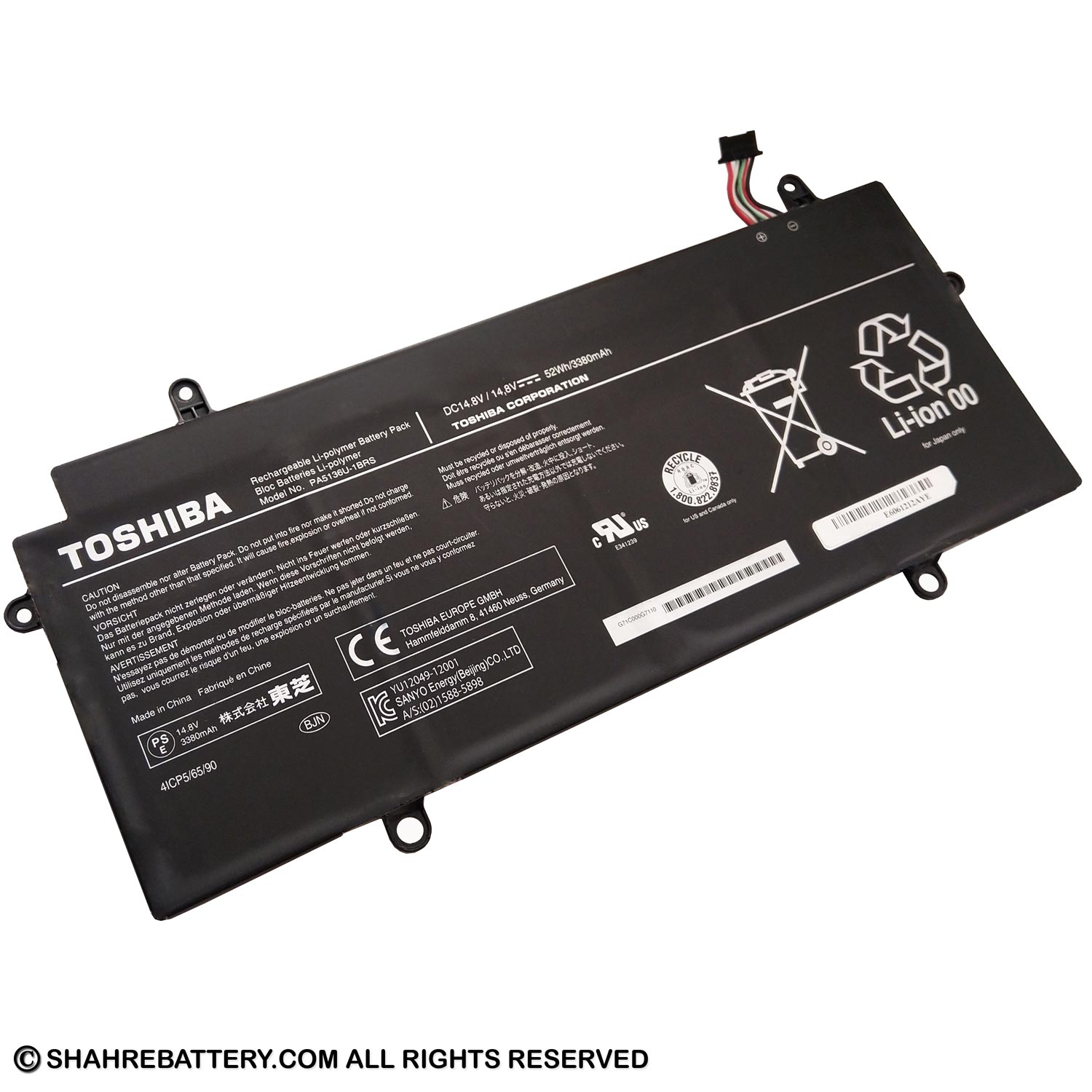 باتری اورجینال لپ تاپ توشیبا Toshiba Z30 PA5136U-1BRS