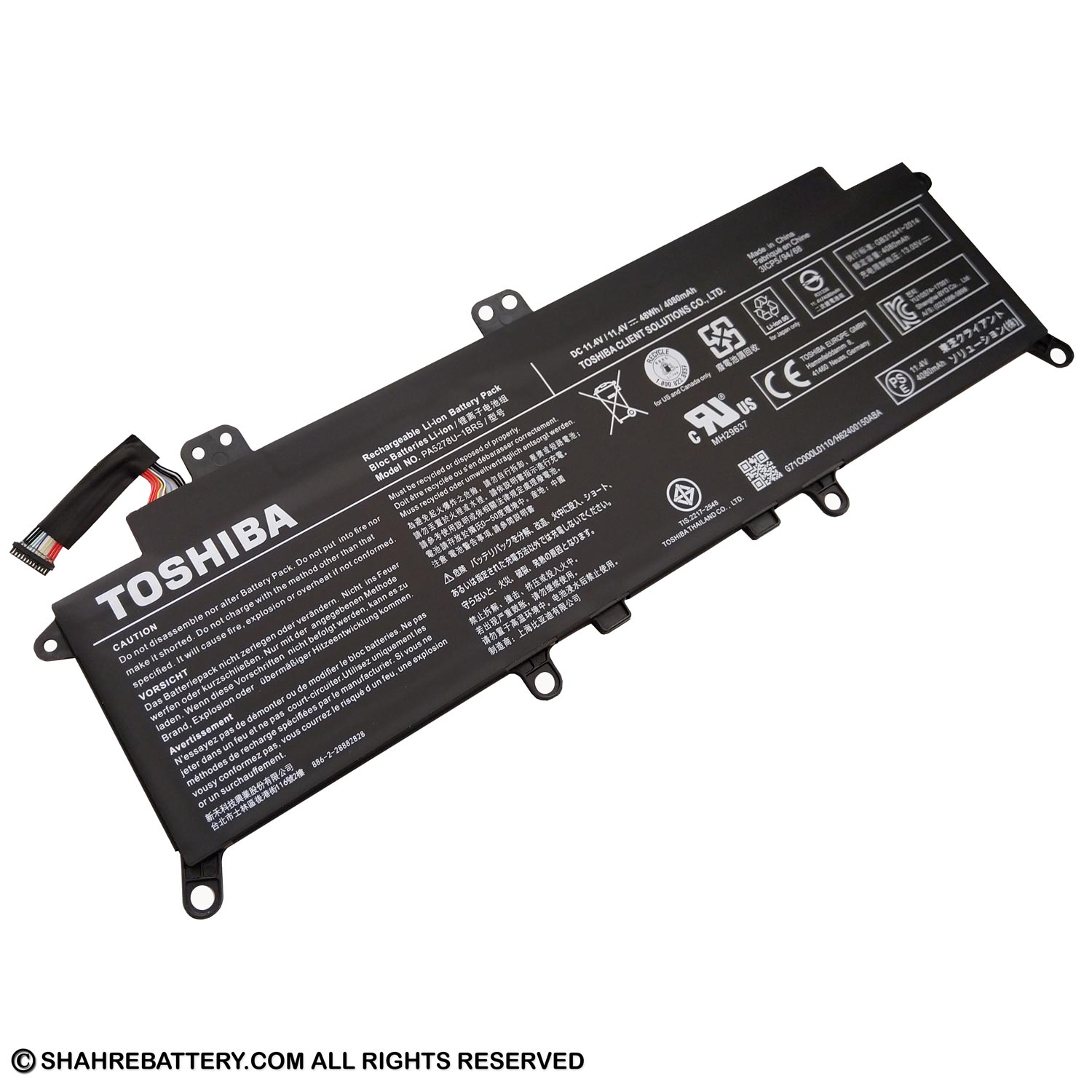 باتری اورجینال لپ تاپ توشیبا Toshiba Tecra X40-D PA5278U-1BRS