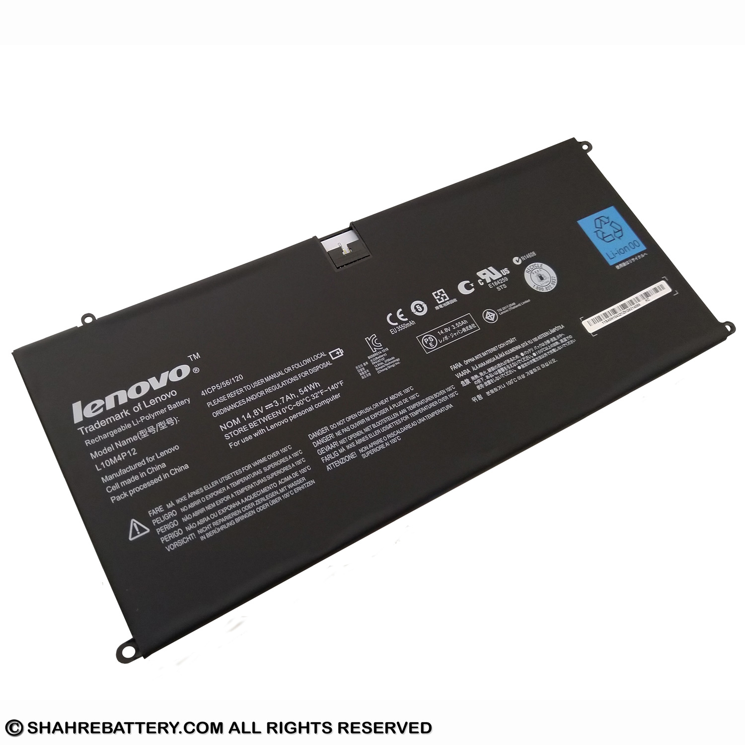 باتری اورجینال لپ تاپ لنوو Lenovo Yoga 13 L10M4P12