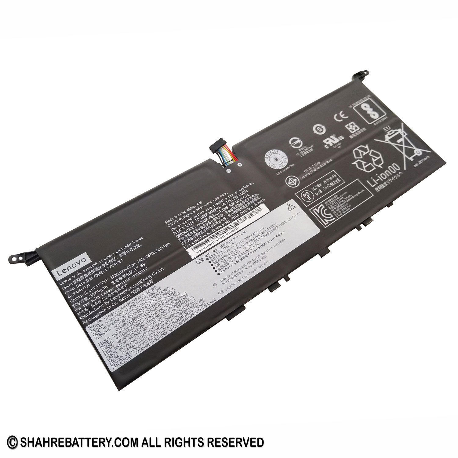 باتری اورجینال لپ تاپ لنوو Lenovo Yoga S730-13IML L17C4PE1