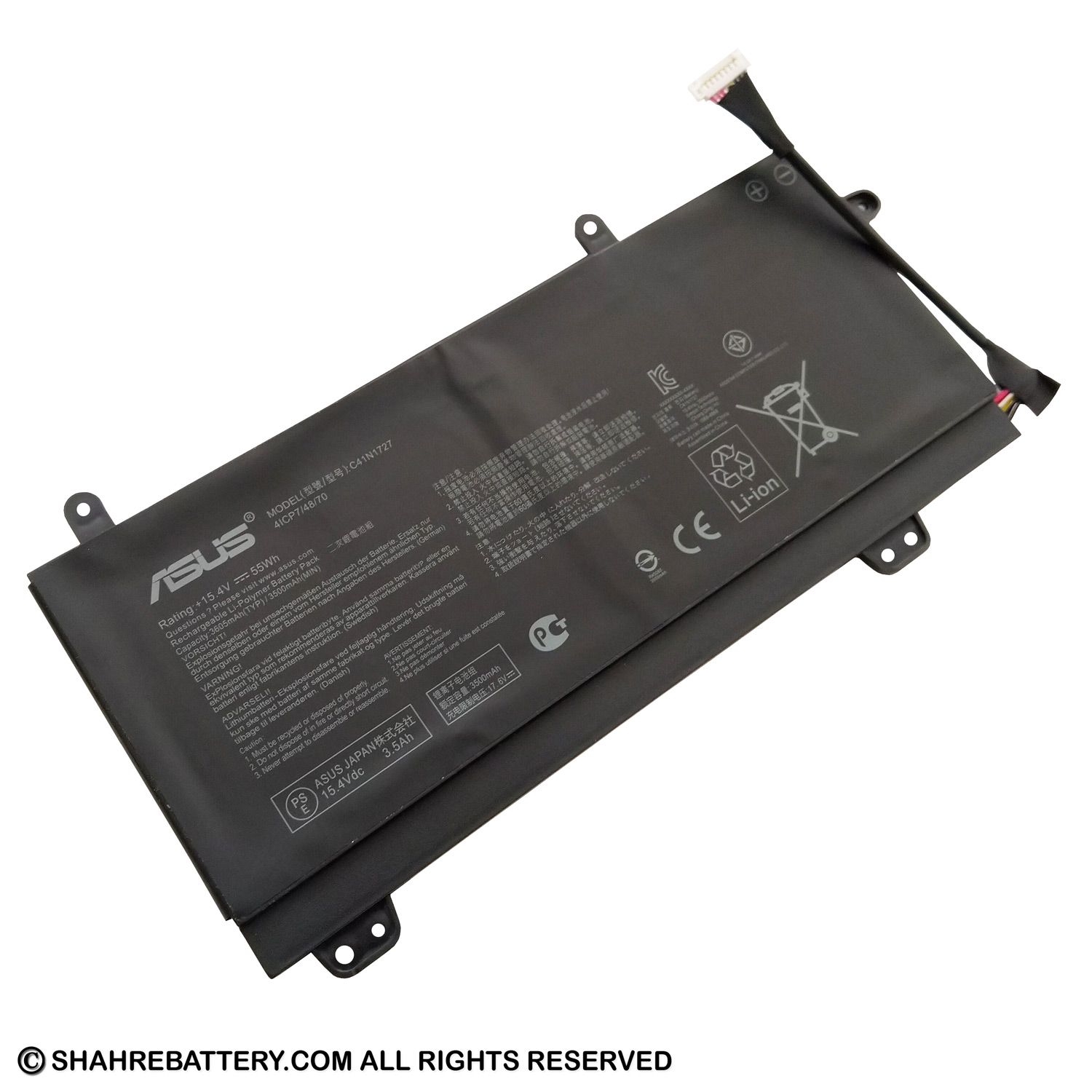 باتری اورجینال لپ تاپ ایسوس Asus GM501 C41N1727