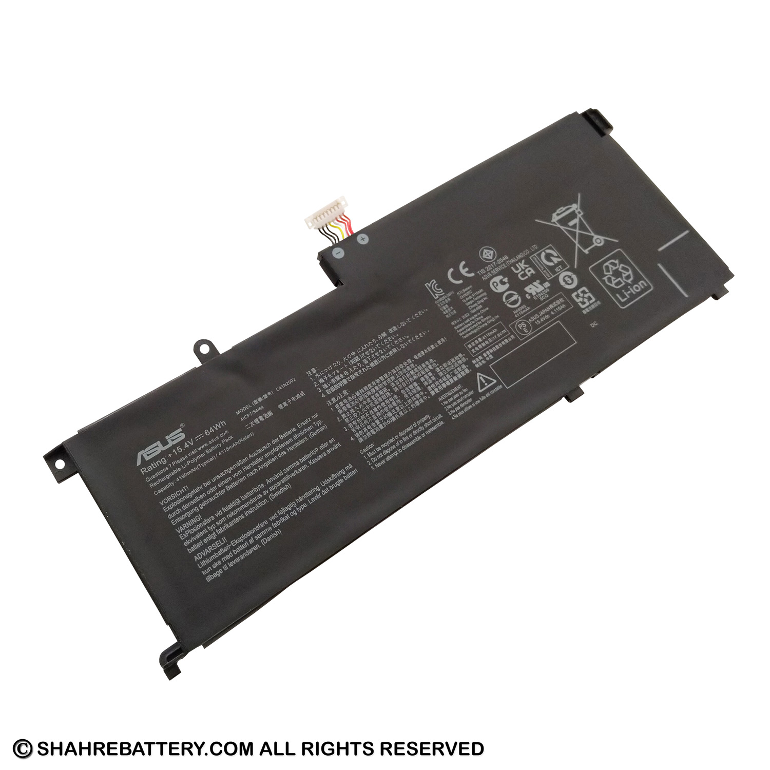 باتری اورجینال لپ تاپ ایسوس Asus ZenBook Pro 15 UX535 C41N2002