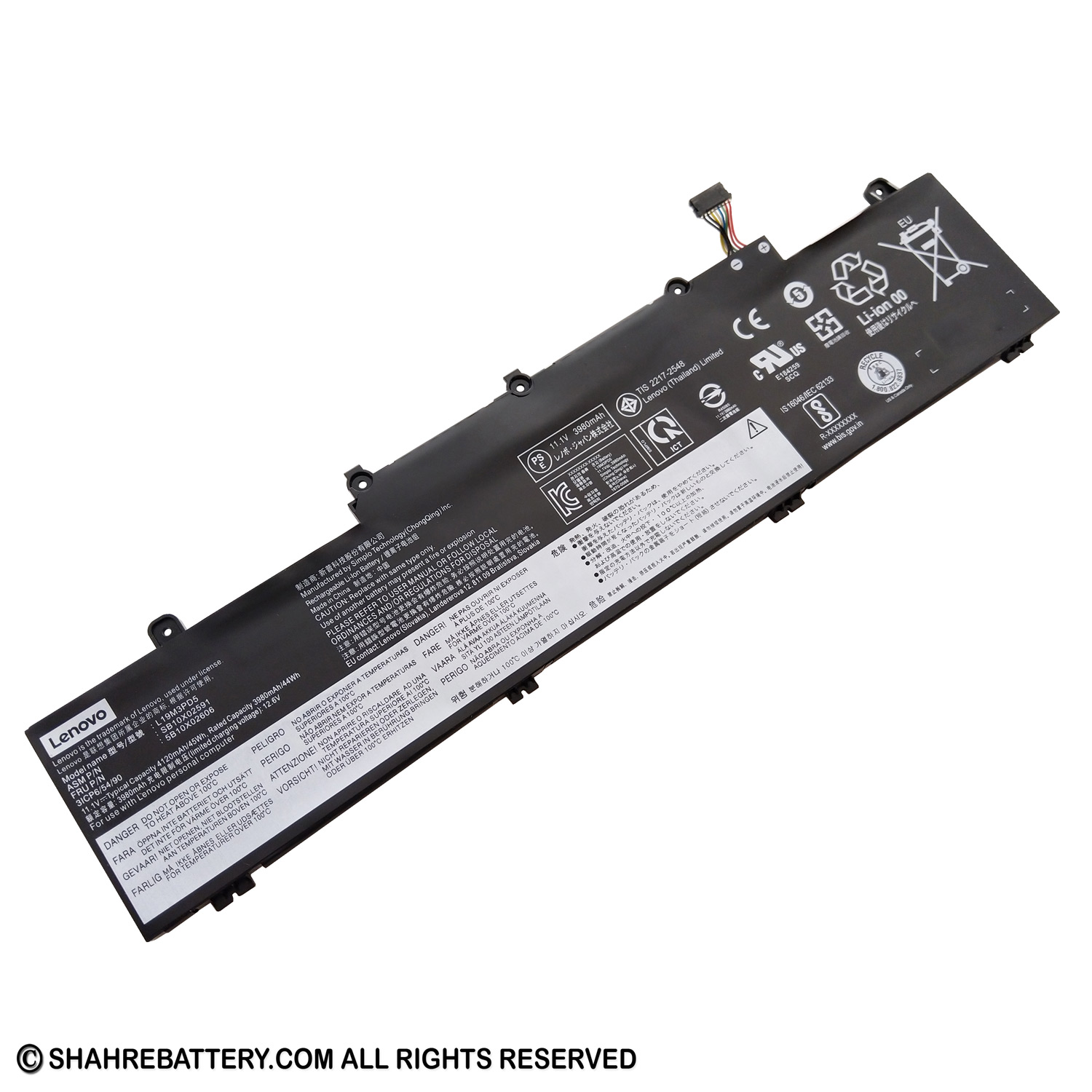 باتری اورجینال لپ تاپ لنوو Lenovo ThinkPad E14 E15 L19C3PD5