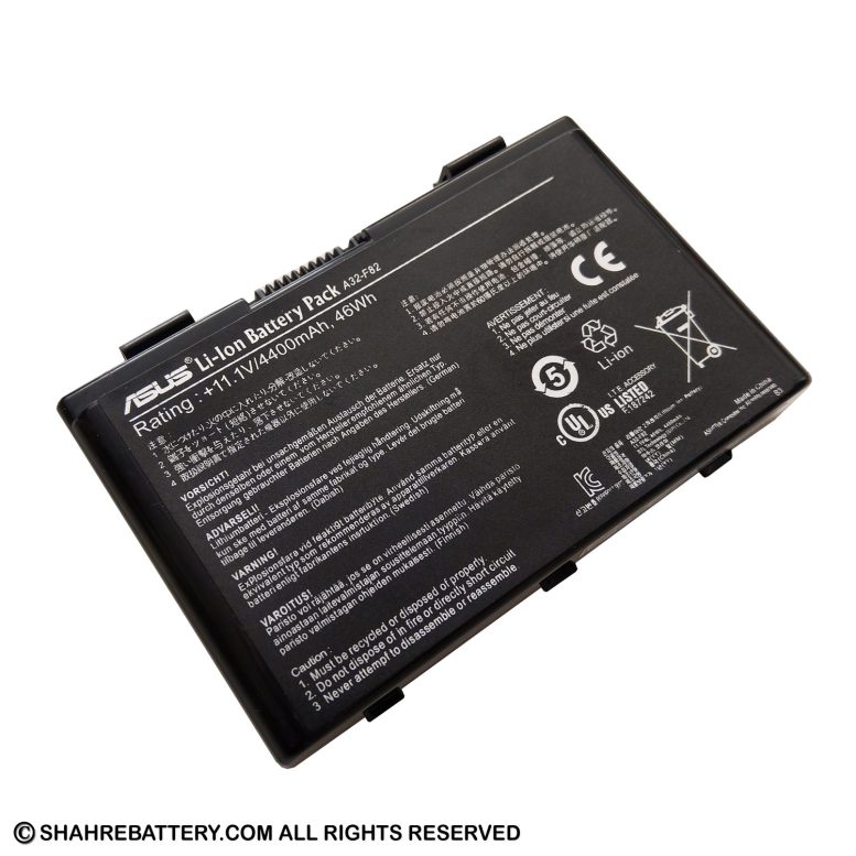باتری اورجینال لپ تاپ ایسوس Asus F52 F82 A32-F82