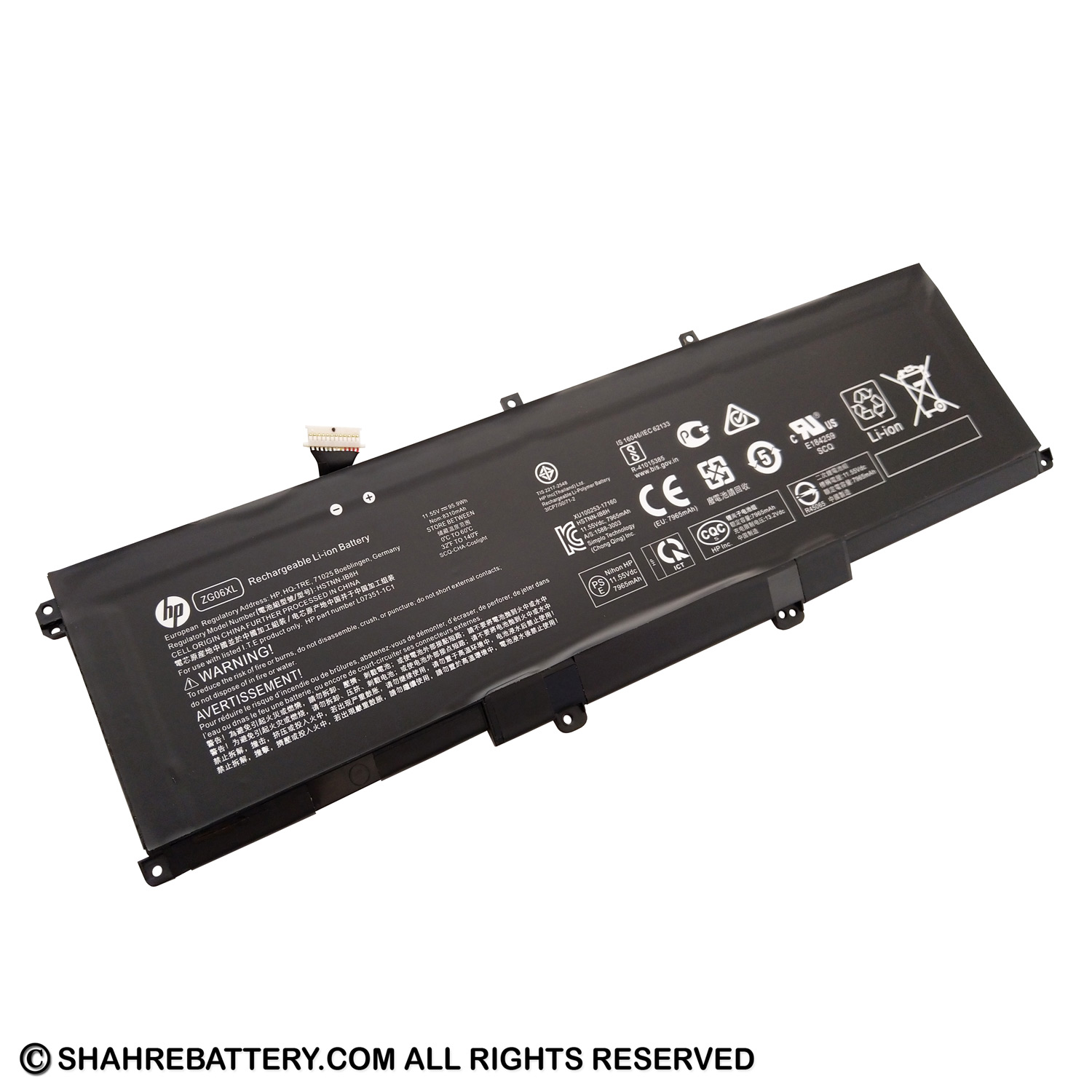 باتری اورجینال لپ تاپ اچ پی HP ZBook Studio G5 ZG06XL