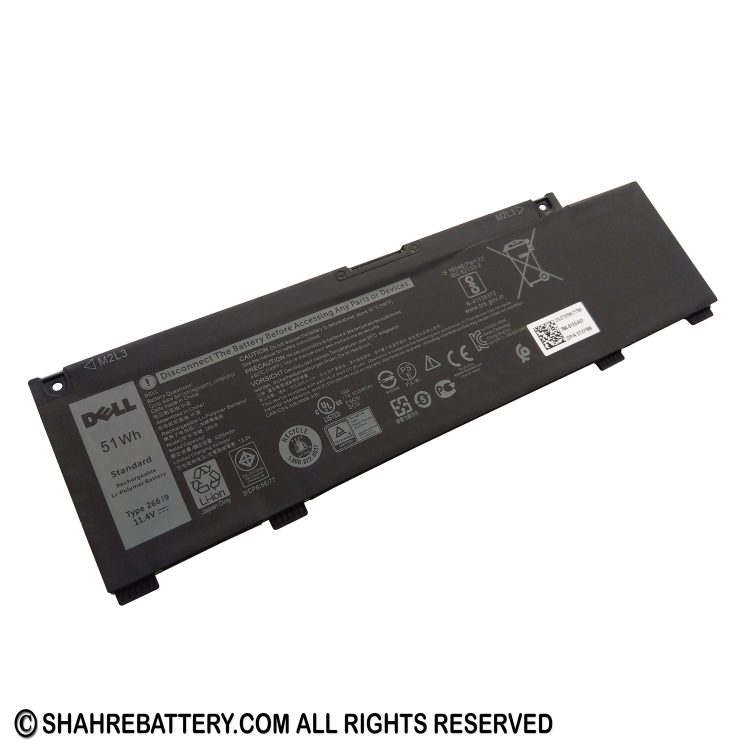 باتری اورجینال لپ تاپ دل Dell G5 15 5500 5505 266J9