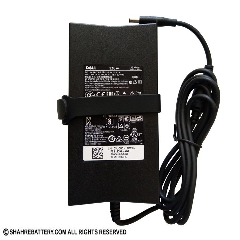شارژر اورجینال لپ تاپ دل Dell Slim 19.5V 6.7A – سر 3.0 × 4.5