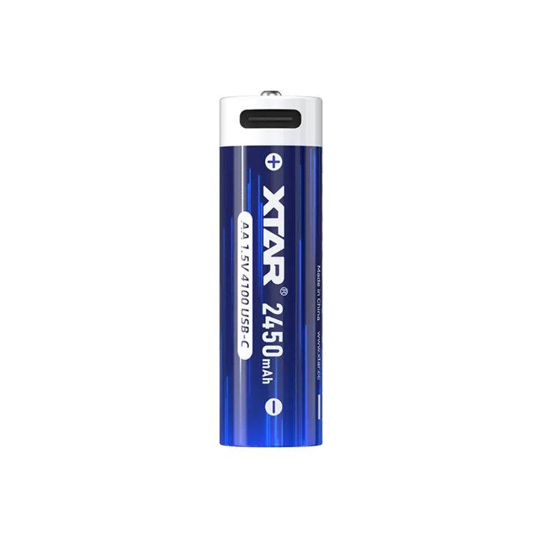 باتری قلمی قابل شارژ اکستار XTAR 1.5V AA 2450mAh Type C