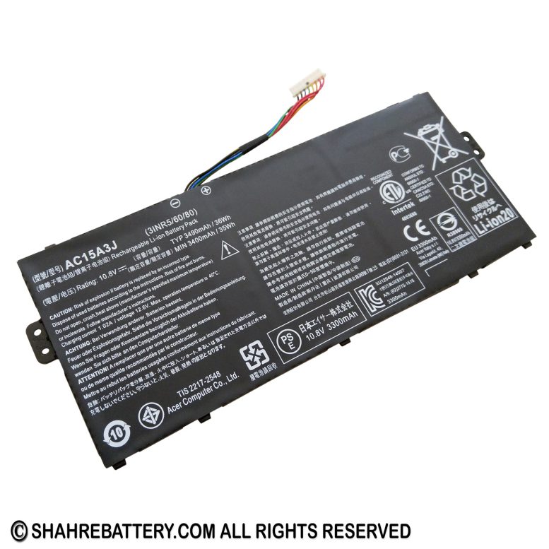 باتری اورجینال لپ تاپ ایسر Acer Chromebook 11 R11 311 511 AC15A3J