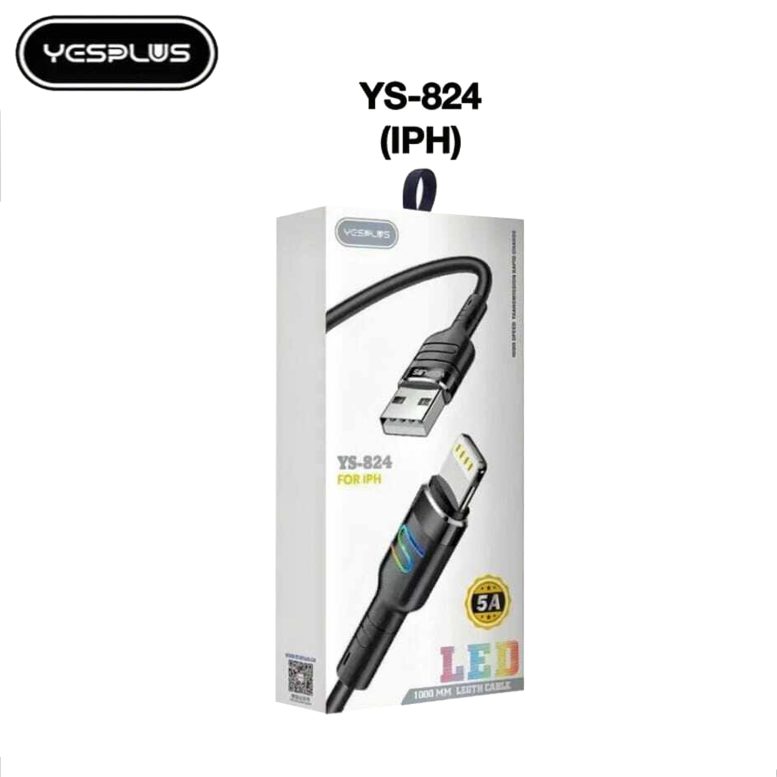 کابل شارژ USB به Lightning برند YesPlus مدل YS-824
