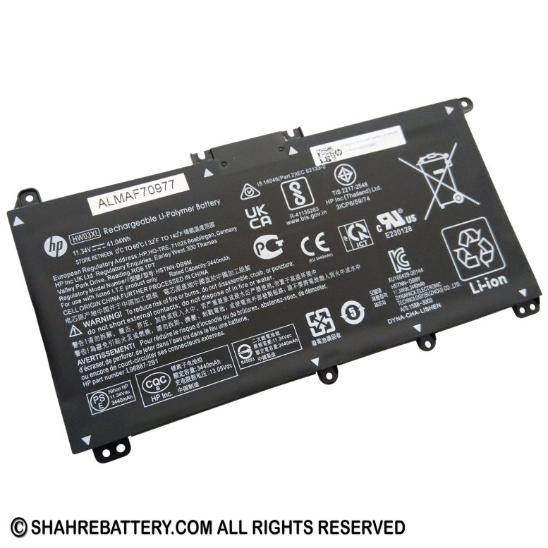 باتری اورجینال لپ تاپ اچ پی HP Pavilion 15 HW03XL
