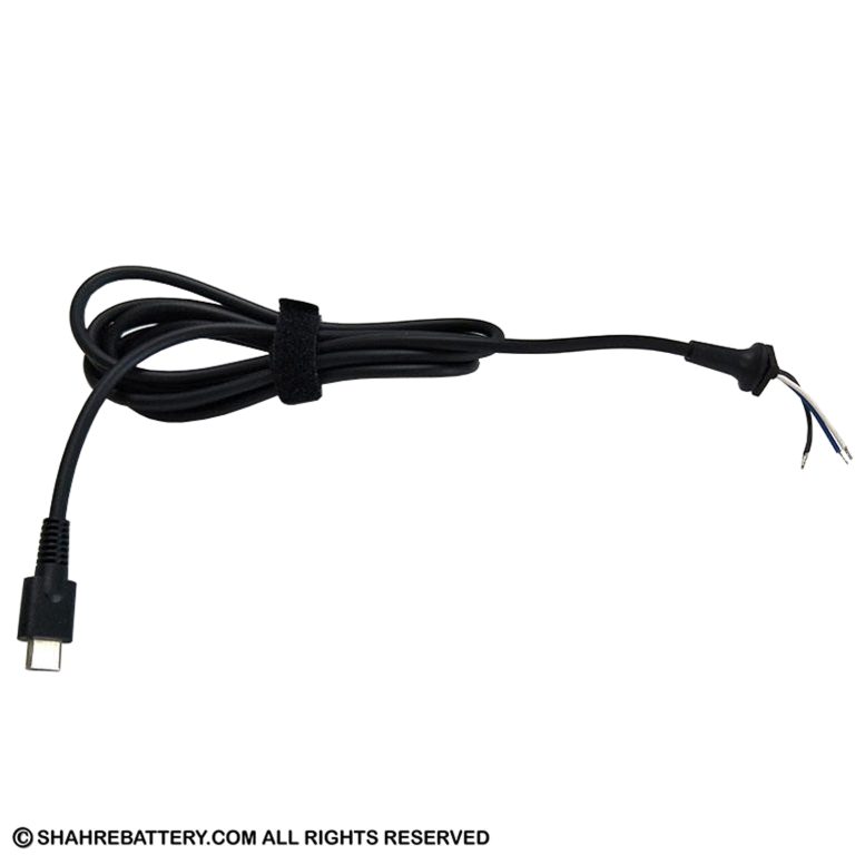 کابل برق تعمیری آداپتور لپ تاپ تایپ سی Type-C