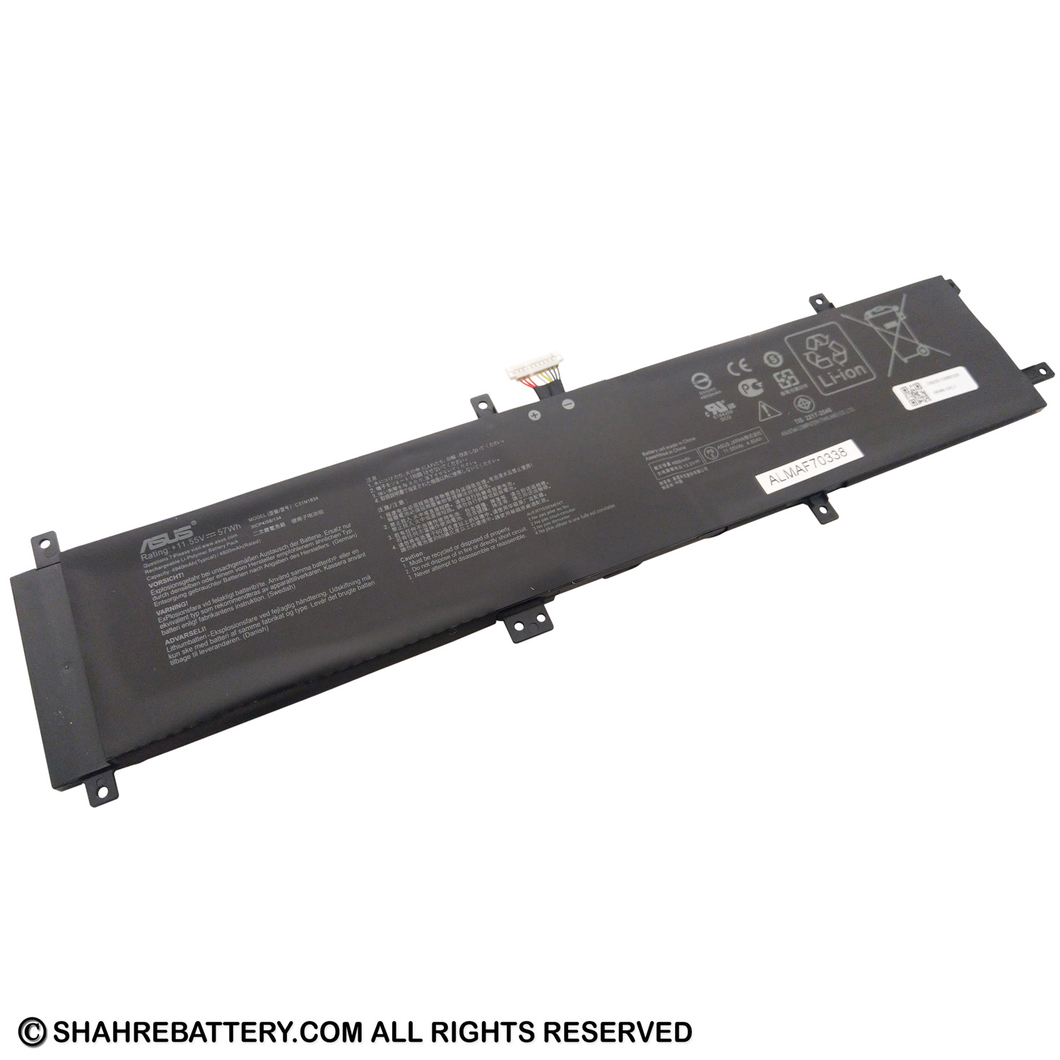 باتری اورجینال لپ تاپ ایسوس Asus ProArt StudioBook Pro W700 C31N1834