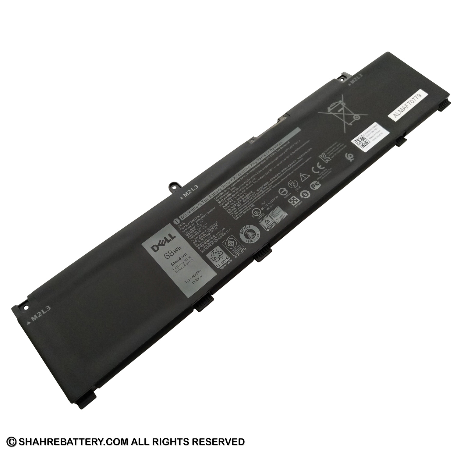 باتری اورجینال لپ تاپ دل Dell G3 3500 3590 G5 5500 5505 MV07R باتری اورجینال لپ تاپ دل Dell G3 3500 3590 G5 5500 5505 MV07R