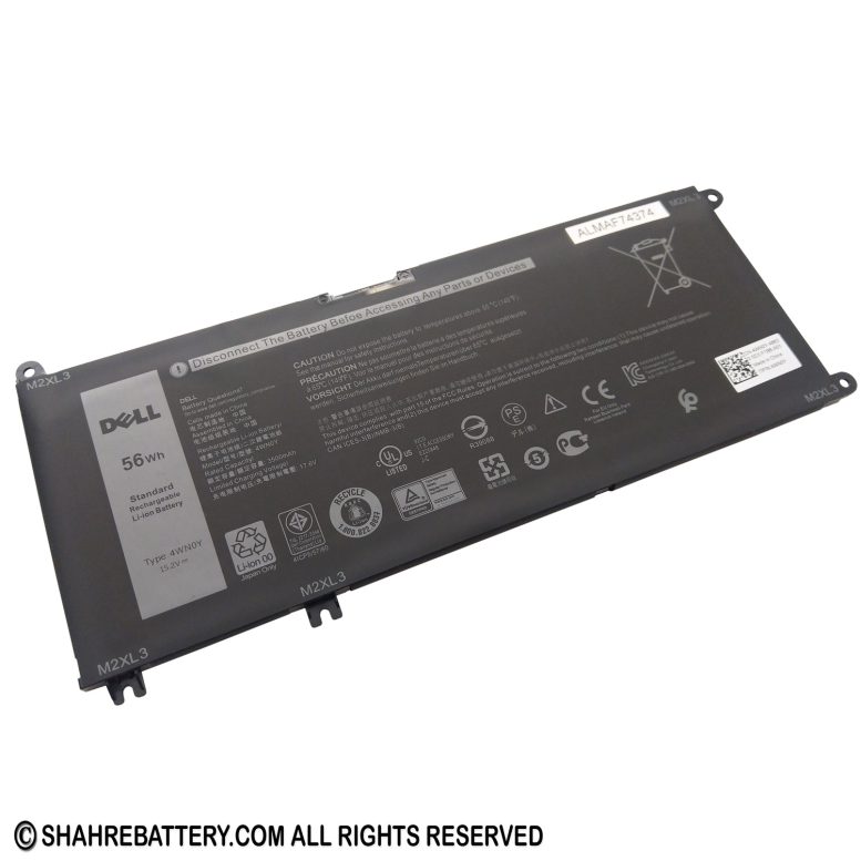 باتری اورجینال لپ تاپ دل Dell Inspiron 7353 7577 7778 4WN0Y