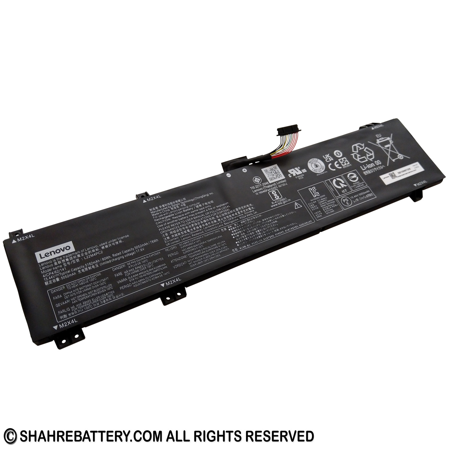 باتری اورجینال لپ تاپ لنوو Lenovo Legion Slim 5 16APH8 16IRH8 L22D4PC2