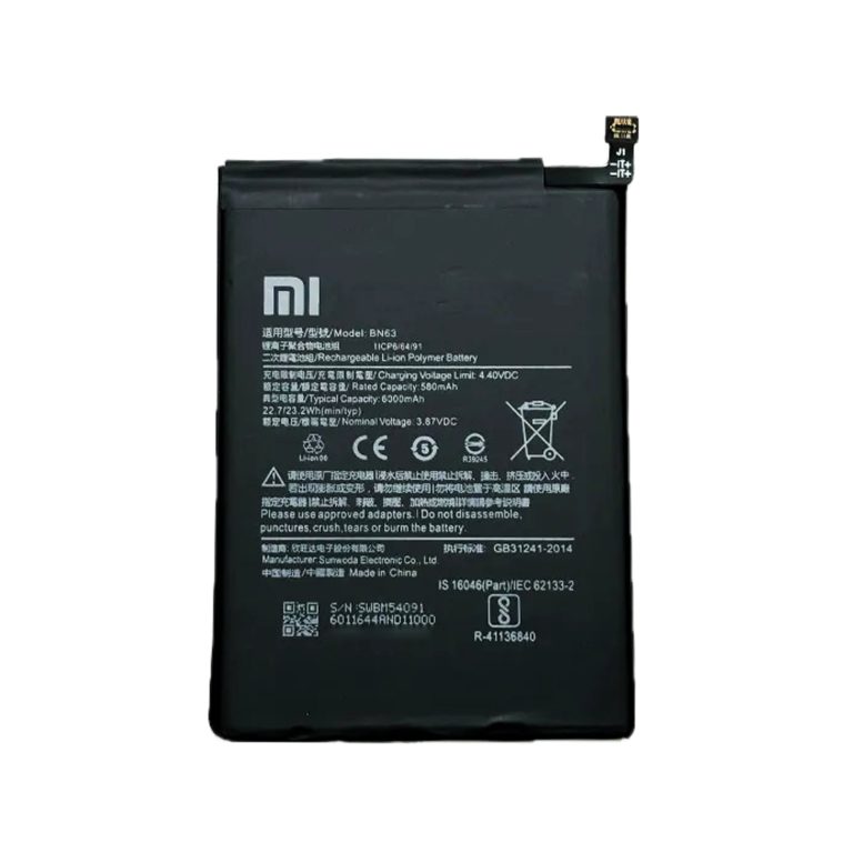 باتری اورجینال موبایل شیائومی Xiaomi Redmi 10 BN63