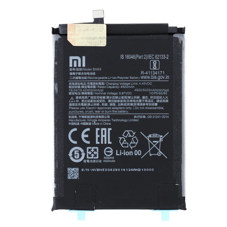 باتری اورجینال موبایل شیائومی Xiaomi Redmi Note 10 Pro BN53