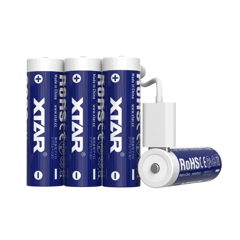 باتری قلمی قابل شارژ اکستار XTAR 1.5V AA 3000mAh Type C