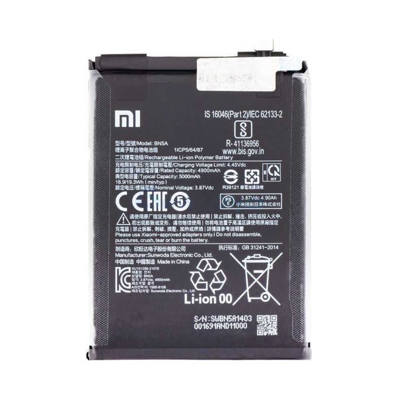 باتری اورجینال موبایل شیائومی Xiaomi Poco M3 BN5A