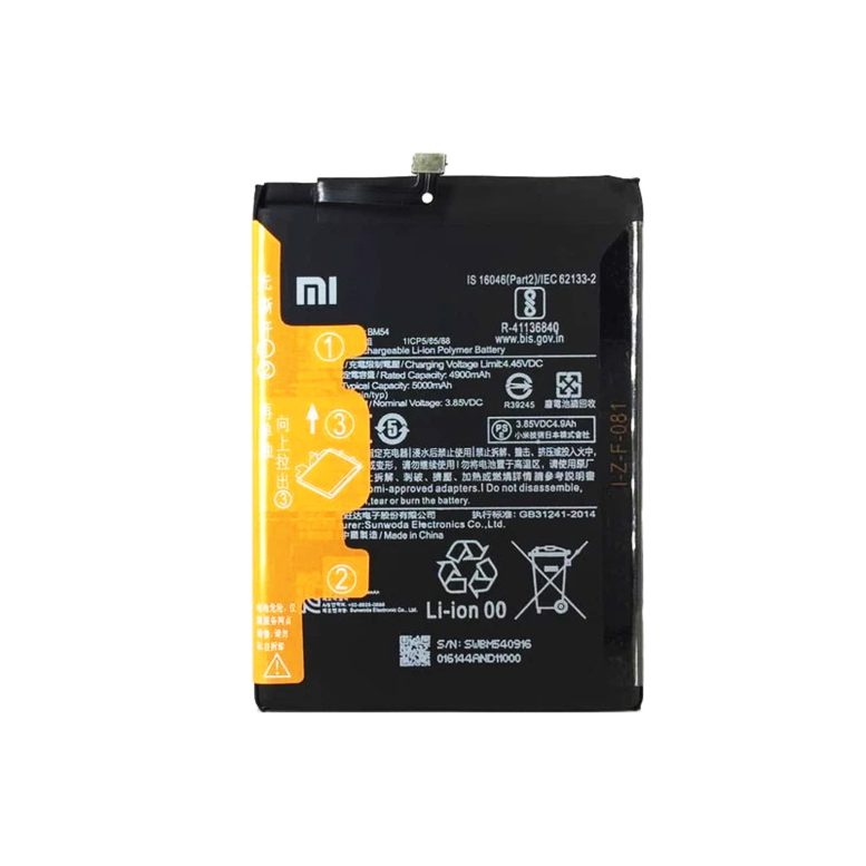 باتری اورجینال موبایل شیائومی Xiaomi Redmi Note 9T BM54