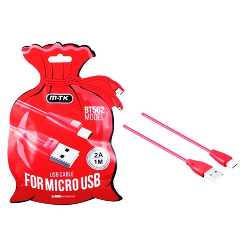 کابل شارژ USB به MTK MicroUSB مدل BT562