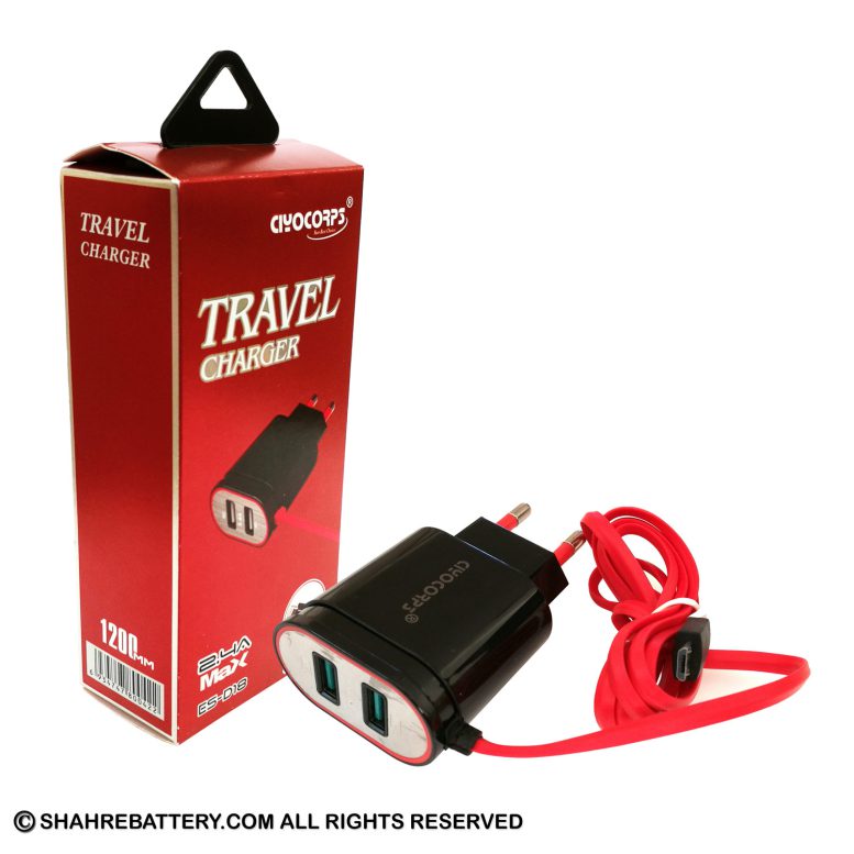 شارژر مسافرتی MicroUSB دو پورت Travel Charger 2USB