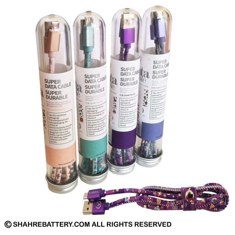 کابل شارژ USB به MicroUSB یوشیتا مدل YC-P4 چرمی طول 1 متر