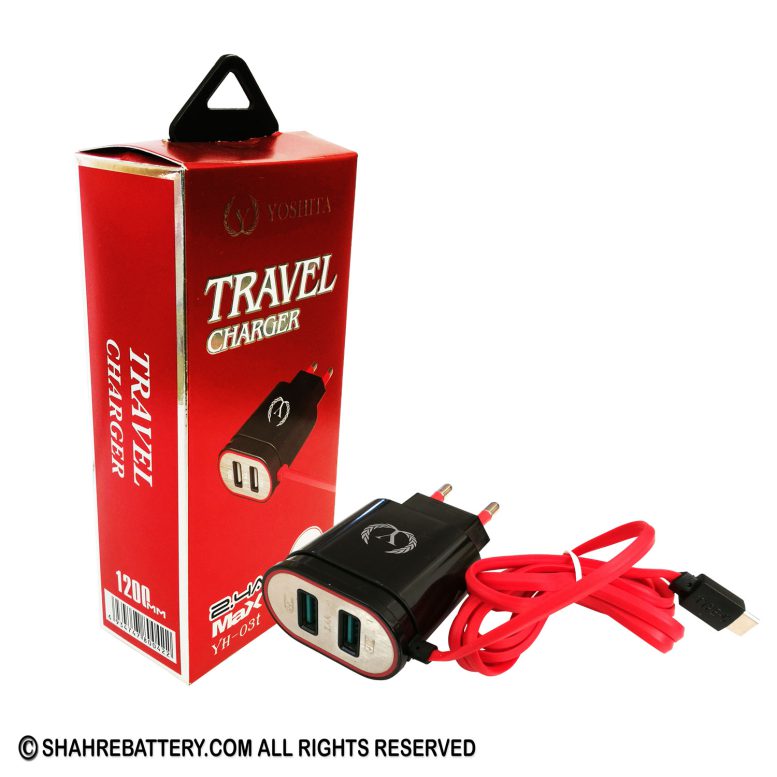 شارژر مسافرتی Type-C دو پورت Travel Charger 2USB