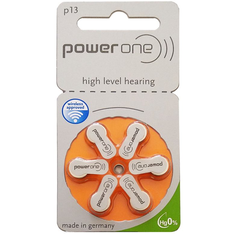 باتری سمعک پاور وان شماره PowerOne 13