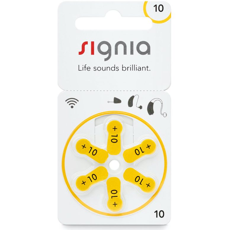 باتری سمعک زیمنس سیگنیا شماره SIEMENS Signia 10