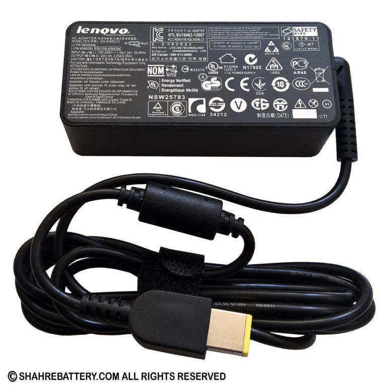 شارژر اورجینال لپ تاپ لنوو Lenovo USB 20V 2.25A