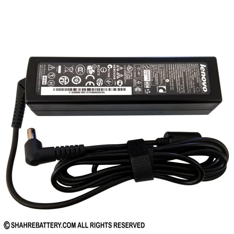 شارژر اورجینال لپ تاپ لنوو  Lenovo 20V 3.25A – سر 2.5 * 5.5
