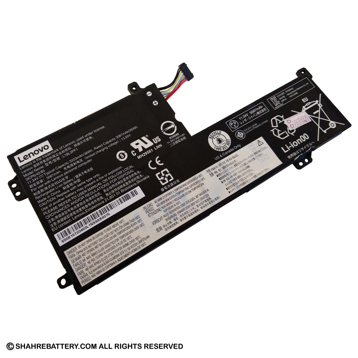 باتری اورجینال لپ تاپ لنوو Lenovo IdeaPad L340 L3 L18D3PF1