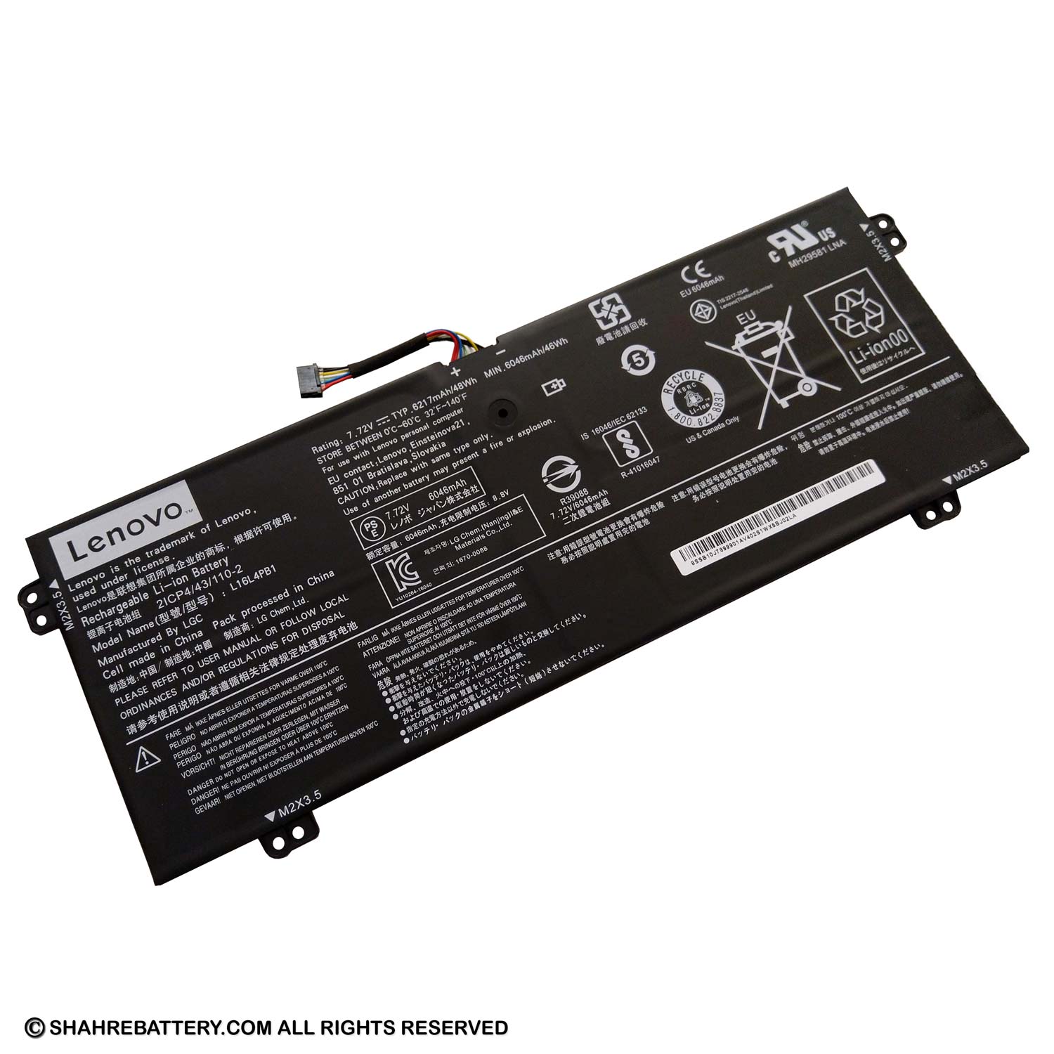 باتری اورجینال لپ تاپ لنوو Lenovo YOGA 730-13IKB L16L4PB1