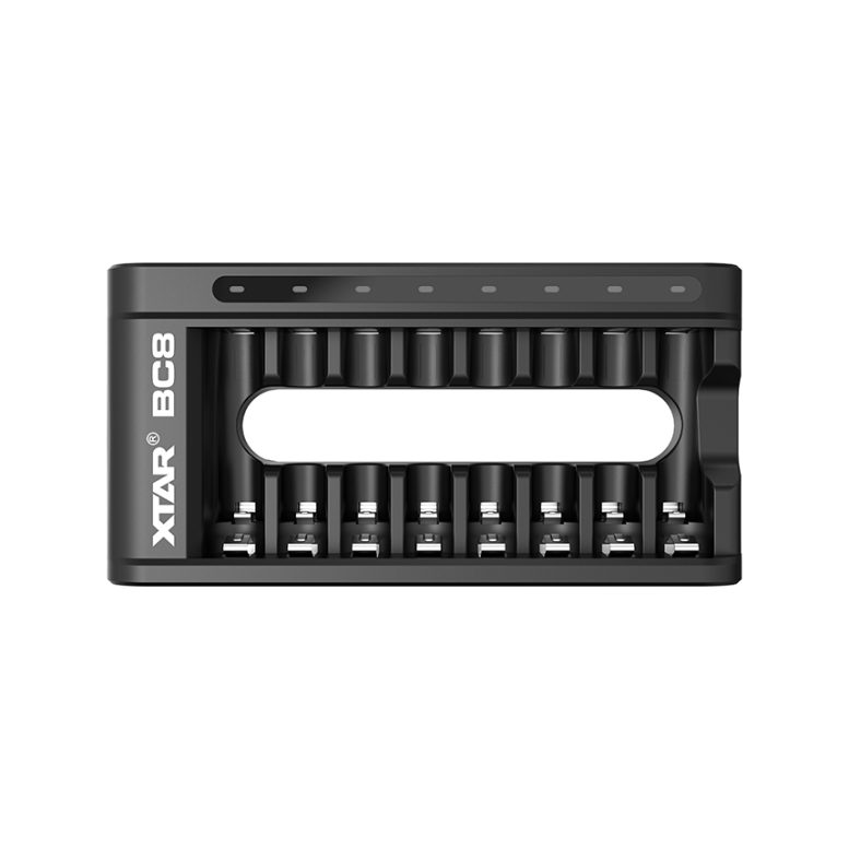 شارژر باتری قلمی و نیم قلم اکستار 8 شیار XTAR BC8