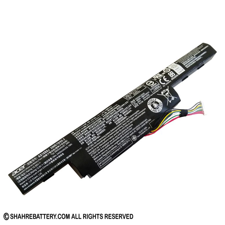 باتری اورجینال لپ تاپ ایسر Acer F5-573G E5-575G AS16B8J