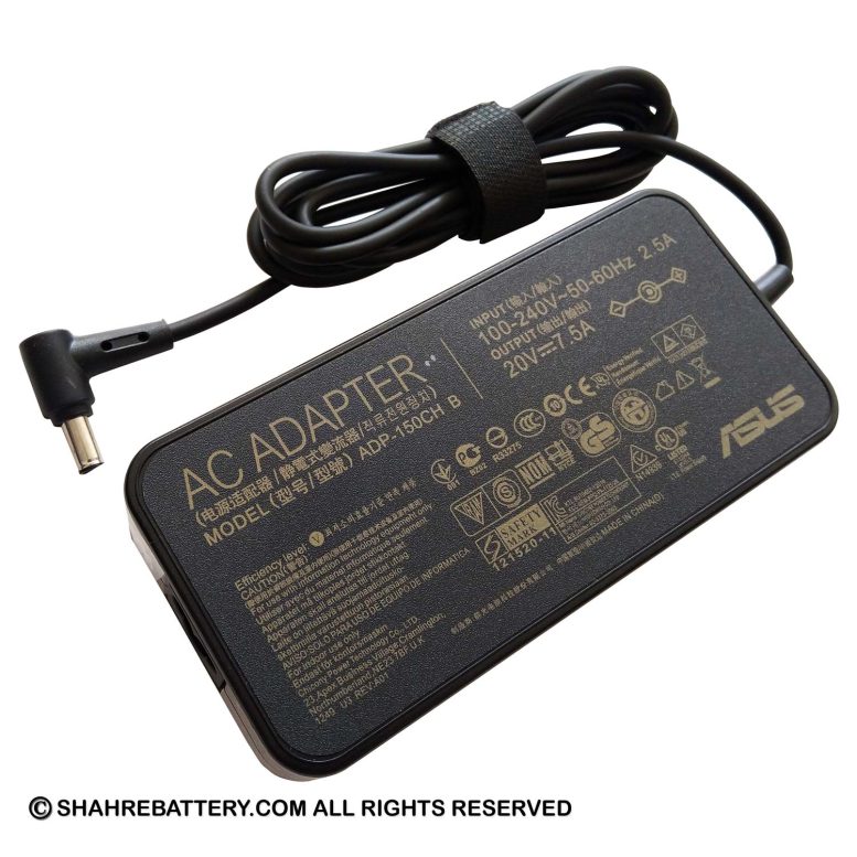 شارژر اورجینال لپ تاپ ایسوس Asus 20V 7.5A – سری 3.7 * 6.0