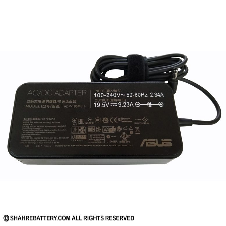 شارژر اورجینال لپ تاپ ایسوس Asus 19.5V 9.23A – سر 3.7 * 6.0