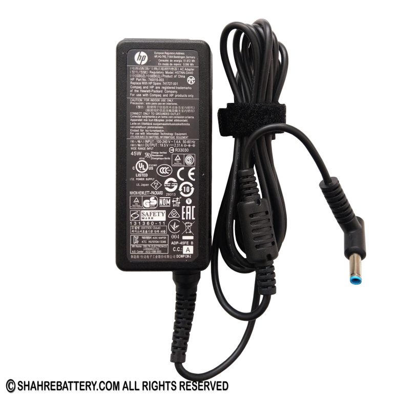 شارژر اورجینال لپ تاپ اچ پی HP 19.5V 2.31A – سری 3.0 * 4.5