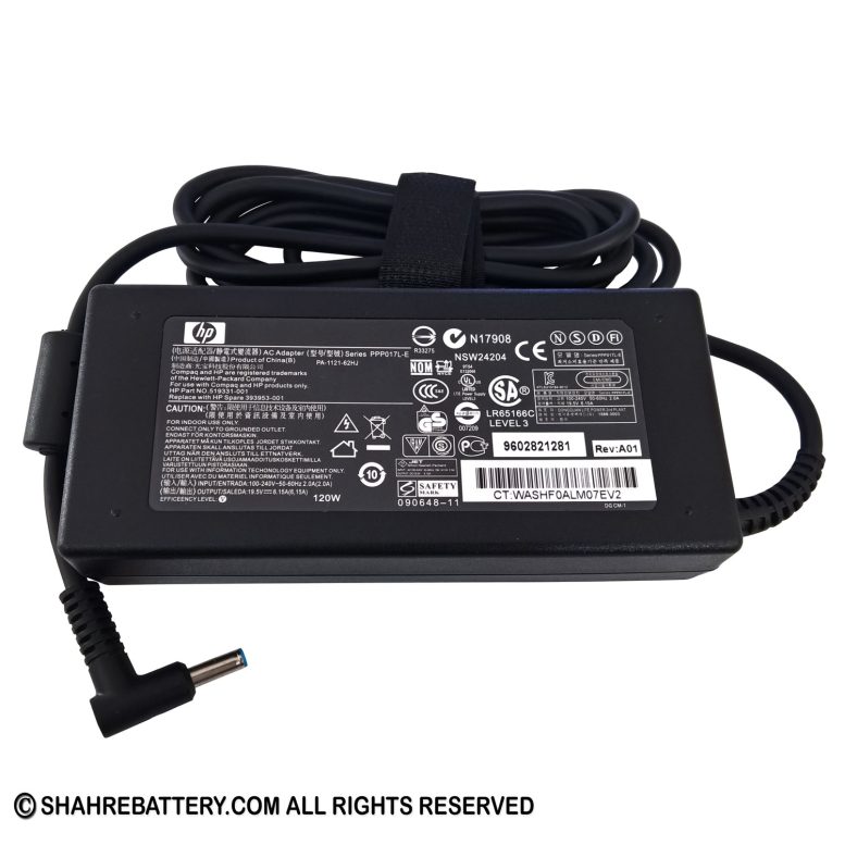 شارژر اورجینال لپ تاپ اچ پی HP 19.5V 6.15A – سر 3.0 × 4.5