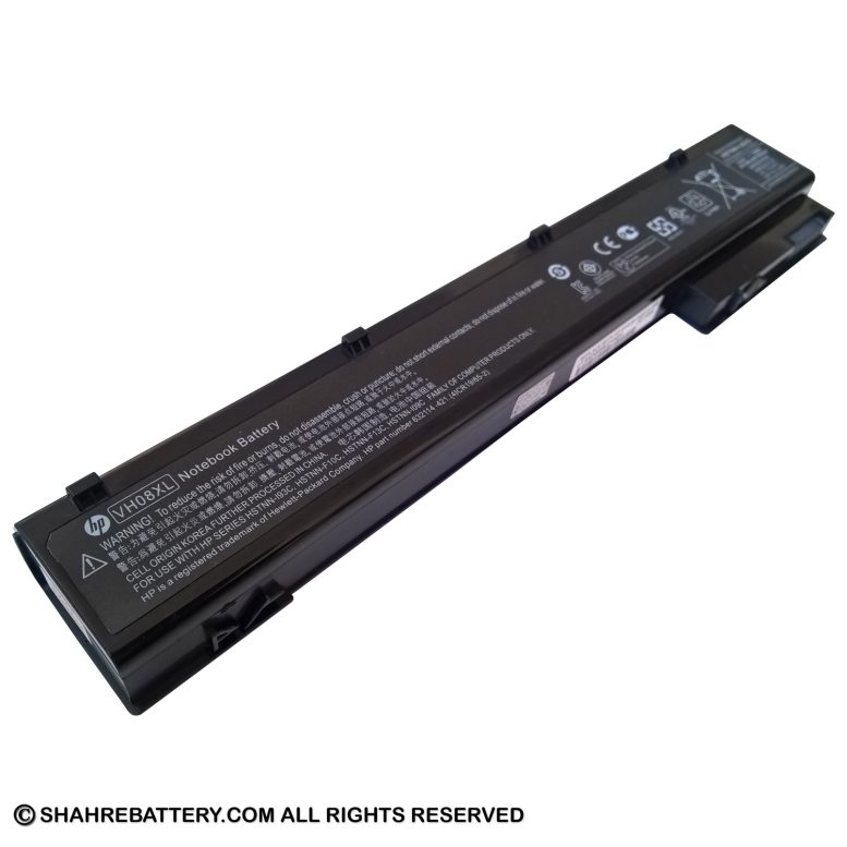 باتری اورجینال لپ تاپ اچ پی HP 8560W 8570W 8770W VH08