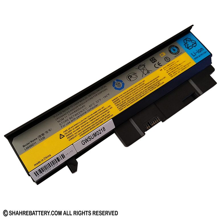 باتری لپ تاپ لنوو Lenovo IdeaPad Y330 U330 L08S6D11