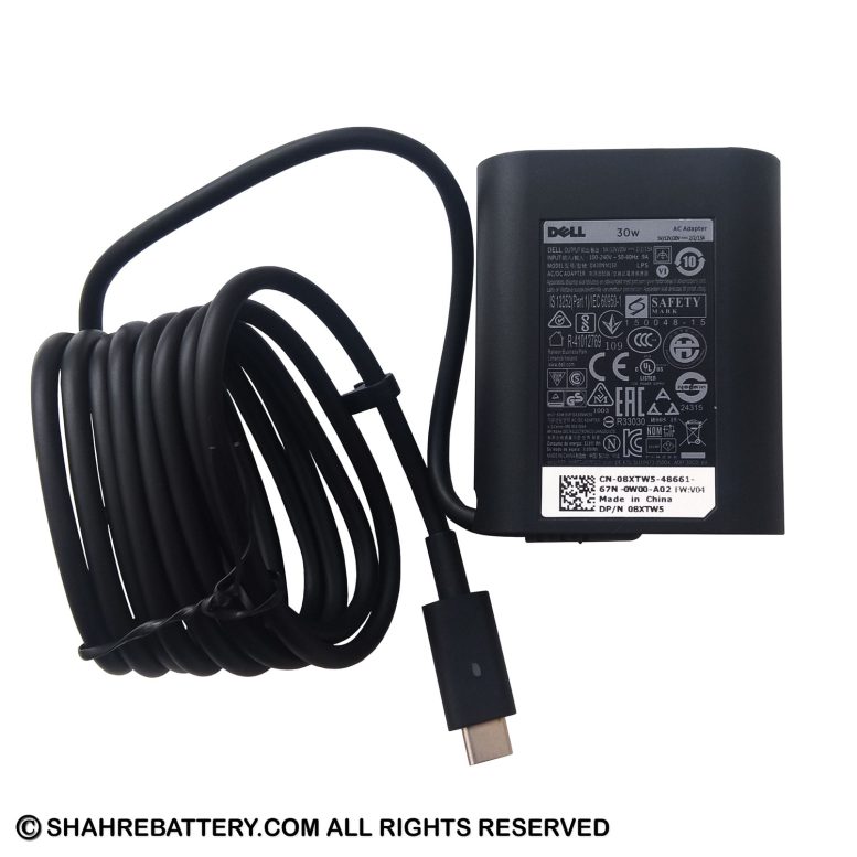 شارژر اورجینال لپ تاپ دل Dell 20V 2A Type-C