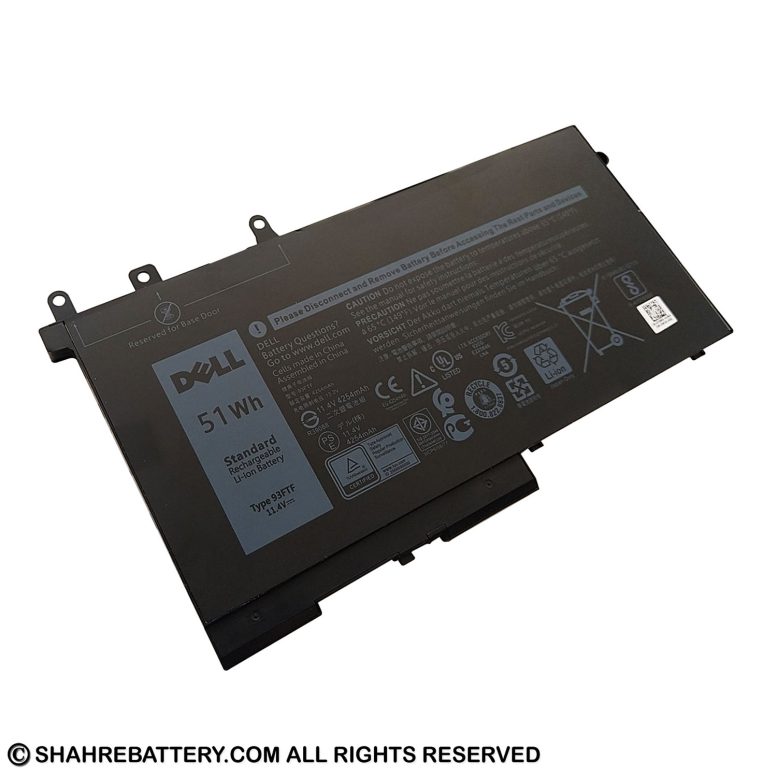 باتری اورجینال لپ تاپ دل Dell Latitude E5280 E5580 93FTF