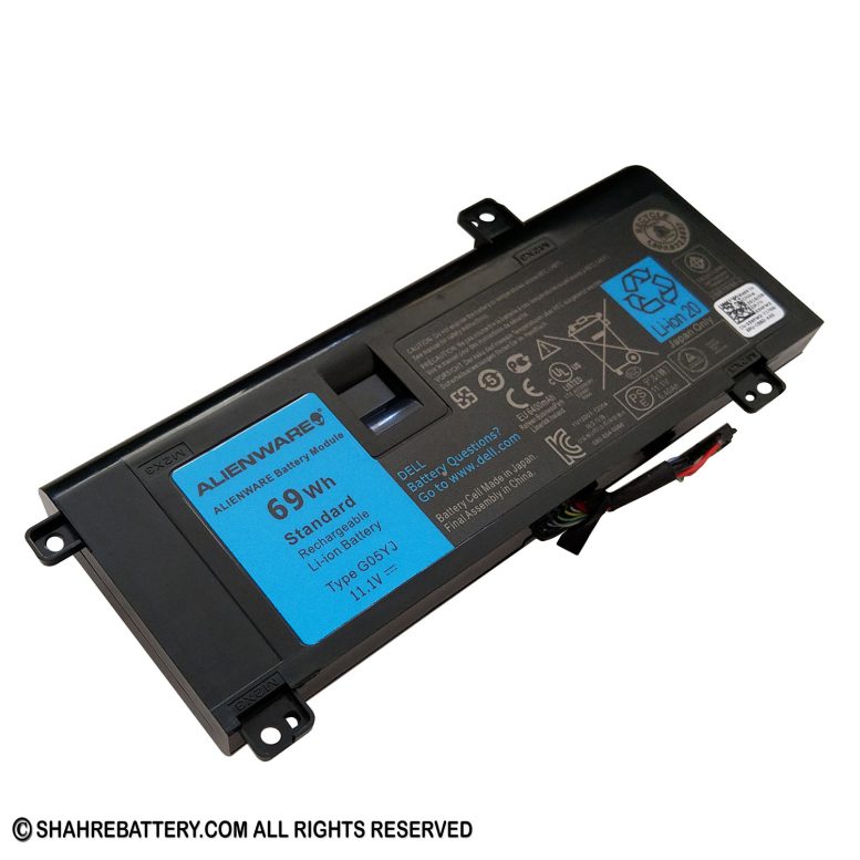 باتری اورجینال لپ تاپ دل Dell Alienware A14 14D M14X G05YJ